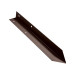 Внутренний угол борта грядки металлической КРОМА (42*42*416) RAL 8017 (шоколадно-коричневый)