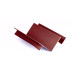 Внутренний угол сложный для металлосайдинга, 1,25 м, полиэстер, RAL 3011 (коричнево-красный)