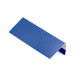 Завершающая планка для металлосайдинга, 1,25 м, полиэстер, RAL 5005 (сигнальный синий)