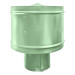 Зонт с ветрозащитой (дефлектором) на круглую трубу RAL 6019 (бело-зеленый) D=100-500
