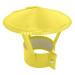 Зонт на круглую трубу RAL 1018 (цинково-желтый) D=100-500